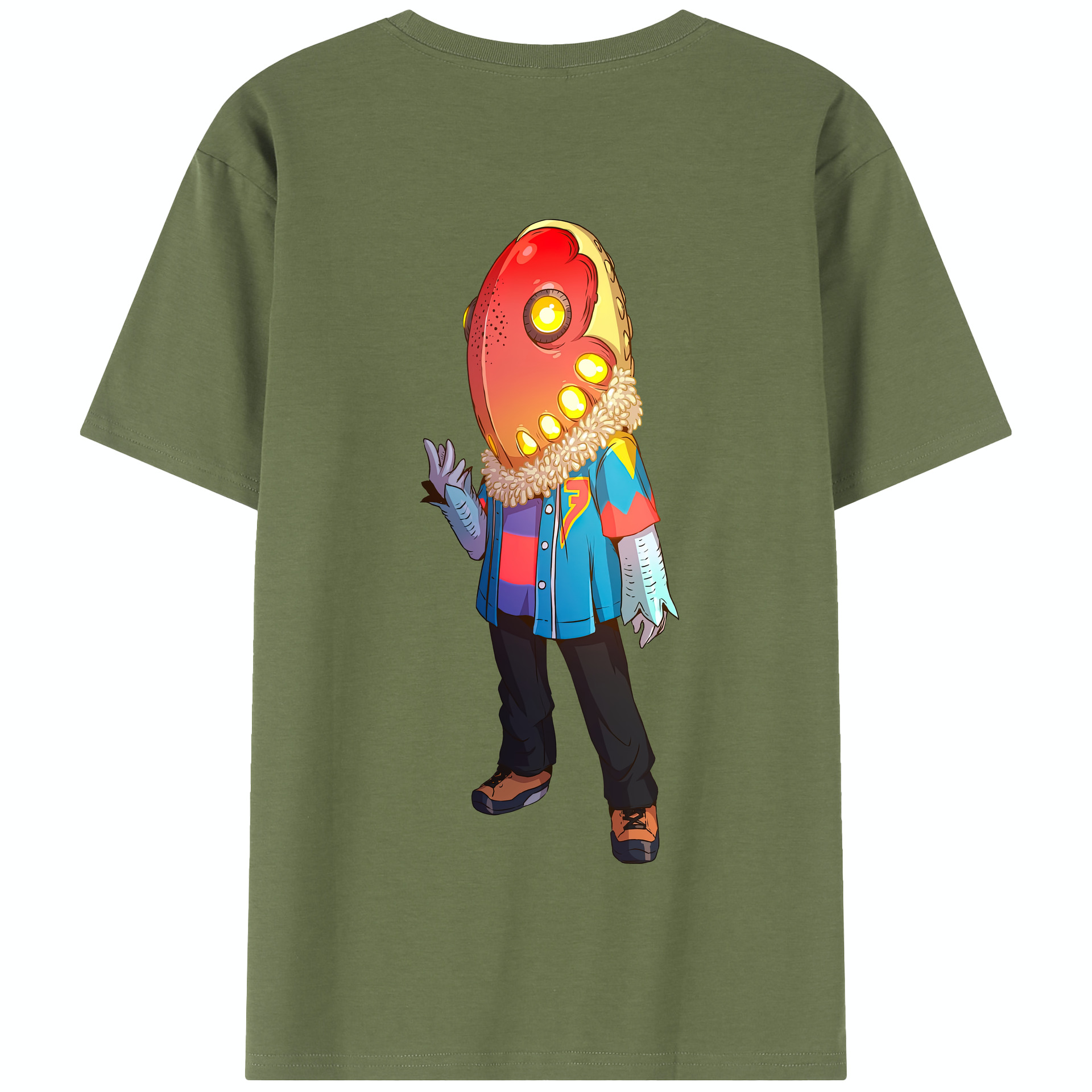 （画像用） ウルトラマン Ultraman 綿100％半袖Tシャツ（背面プリント）